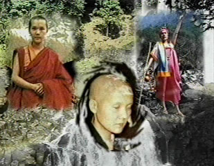 Foto da Suprema Mestra Ching Hai como monja totalmente iluminada.